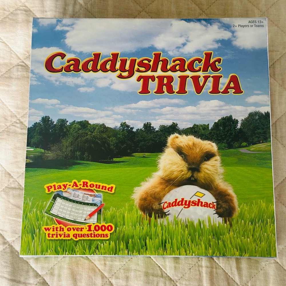🆕 Caddyshack Trivia Board Game. Over 1,000 questions! New & Sealed!⛳️🏌️‍♂️